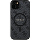 Guess originalna maska za Samsung Galaxy S24 GUHMS24SG4GFRK black hardcase 4G Collection Leather Metal Logo MagSafe