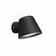 FARO 71367 | Gina-FA Faro zidna svjetiljka 1x GU10 IP44 crno mat, prozirna