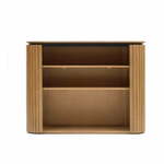 Regal za knjige od drveta manga u prirodnoj boji 120x90 cm Licia - Kave Home
