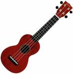 Mahalo MS1TRD Soprano ukulele Transparent Red