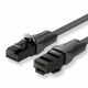 Vention Flat CAT.6 UTP Patch Cord Cable 15M Black