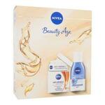 Nivea Beauty Age Set dnevna krema za lice Anti-Wrinkle + Contouring SPF30 50 ml + odstranjivač šminke za oči Cornflower 125 ml za žene true