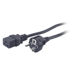 APC AP9875 strujni kabel Crno 2,5 m C19 spoj CEE7/7