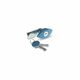 26356 - Tecnosteel bravica sa ključem 1/4 F9852 - 26356 - - 1/4 turn lock with key, eye shape for panels - RAL 5024