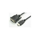 Roline VALUE adapter/kabel HDMI - DVI-D (24+1), M/F, 0.15m 12.99.3115-50