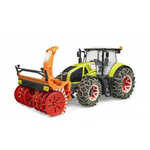 Bruder traktor Claas Axion 950 sa lancima za snijeg i čistačem snijega