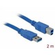 Kabel DELOCK, USB 3.0 A (M) na USB 3.0 B (M), 2m, plavi 82434