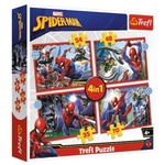 The Hero Spiderman 4 u 1 70-54-48-35 kom puzzle - Trefl