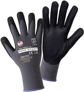L+D worky FOAM Nylon NITRILE 1158-9 najlon rukavice za rad Veličina (Rukavice): 9