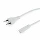 Gembird Power cord 1,8m EU input 2 pin plug, White GEM-PC-184_2-W GEM-PC-184_2-W