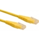 Roline UTP CAT6 patch kabel 3m, žuta
