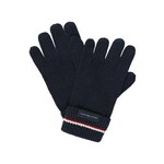 TOMMY HILFIGER Klasične rukavice tamno plava / svijetlocrvena / bijela