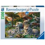 Ravensburger Puzzle Proljetni vukovi 1500 dijelova