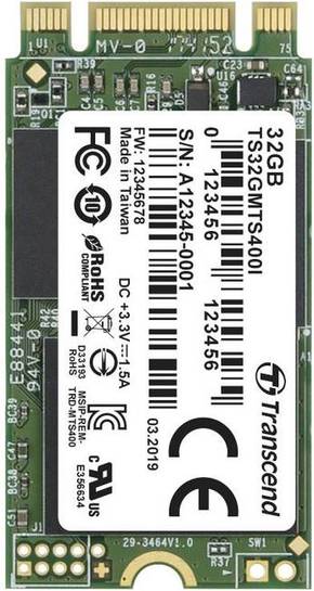 Transcend MTS400S TS32GMTS400I SSD 32GB