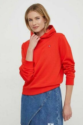 Calvin Klein Jeans Sweater majica crvena / bijela