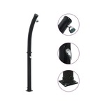 Solarni tuš crni 214 cm 20 L