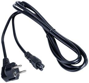 Akyga struja adapterski kabel [1x sigurnosni utikač - 1x ženski konektor c5] 3.00 m crna