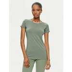 CMP Tehnička majica 32C6236 Zelena Slim Fit