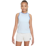 Majica kratkih rukava za djevojčice Nike Court Dri-Fit Victory Tank - blue tint/polar/white