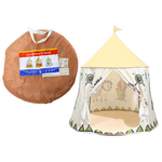 Indijski teepee šator za djecu, bež, 125 cm