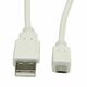 STANDARD USB2.0 kabel TIP A(M) na Micro B(M), 3.0m, bež