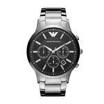 Emporio Armani - Sat AR2460 - srebrna. Sat iz kolekcije Emporio Armani. Model s okruglim brojčanikom i ukrasnom narukvicom.