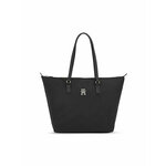 Torbica Tommy Hilfiger Poppy Th Tote AW0AW15639 Black BDS