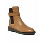 Chelsea cipele Tory Burch Double T Chelsea Boot 152831 Almond Flour / Coco 200