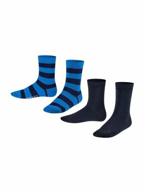 FALKE Čarape 'Happy' plava / crna / bijela