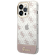 Guess Glitter Logo maska ​​za iPhone 14 Pro Max, roza (GUHCP14XHG4MHP)