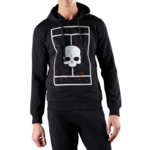 Muška sportski pulover Hydrogen Court Hoodie - black