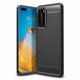 MaxMobile maska Huawei P40 Pro CARBON FIBER: crna