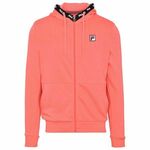 Muška sportski pulover Fila Sweatjacket Benny M - hot coral