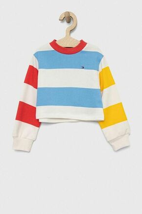 TOMMY HILFIGER Sweater majica azur / žuta / svijetlo crvena / bijela