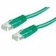 NaviaTec CAT6-U121 - 15 m CAT6 UTP Patch Kabel (RJ45) Košuljica za UTP konektor Zelene boje Twisted pair 1:1 connected 200 MHz AWG 24 CCA Packed in polybag