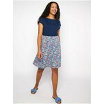 Light blue women floral skirt Blutsgeschwister - Ladies plava, siva, roze