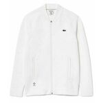 Muška sportski pulover Lacoste Tennis x Daniil Medvedev Sportsuit Ultra-Dry Jacket - white