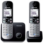 Panasonic KX-TG6812FXB bežični telefon, DECT, crni