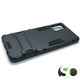 Armor maskica sa stalkom za Samsung Galaxy S20 Jet Crna