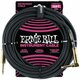 Ernie Ball P06081-EB Crna 3 m Ravni - Kutni