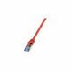 LogiLink PrimeLine - patch cable - 0.25 m - red