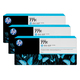 HP 771C 3-pack 775-ml Light Cyan DesignJet Ink Cartridges