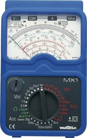 Metrix MX1 ručni multimetar analogni CAT III 600 V