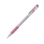 Pentel - Gel roler Pentel Metallic Hybrid Grip, 0,8 mm, roza