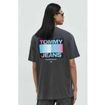 Tommy Jeans Majica svijetloplava / siva / roza / crna