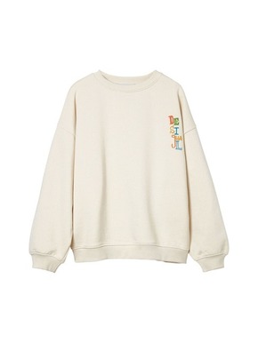 Desigual Sweater majica plava / žuta / zelena / narančasta / bijela
