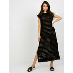 Dress-BA-SK-9003.47P-black crna, smeđa