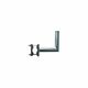 MXL-10800204 - MaxBracket Antenna holder balcony length 35 cm, height 20 cm, d 42 mm - MXL-10800204 - MaxBracket 10800204, Antenna holder balcony L, length 35 cm, height 20 cm, d 42 mm. Surface treatment Galvanized. Designed for mast diameter mm...