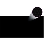 vidaXL Pravokutni pokrivač za bazen 1200 x 600 cm PE crni