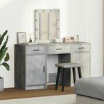 vidaXL Toaletni Set Set od 3 Betonski sivi Konstruirano drvo